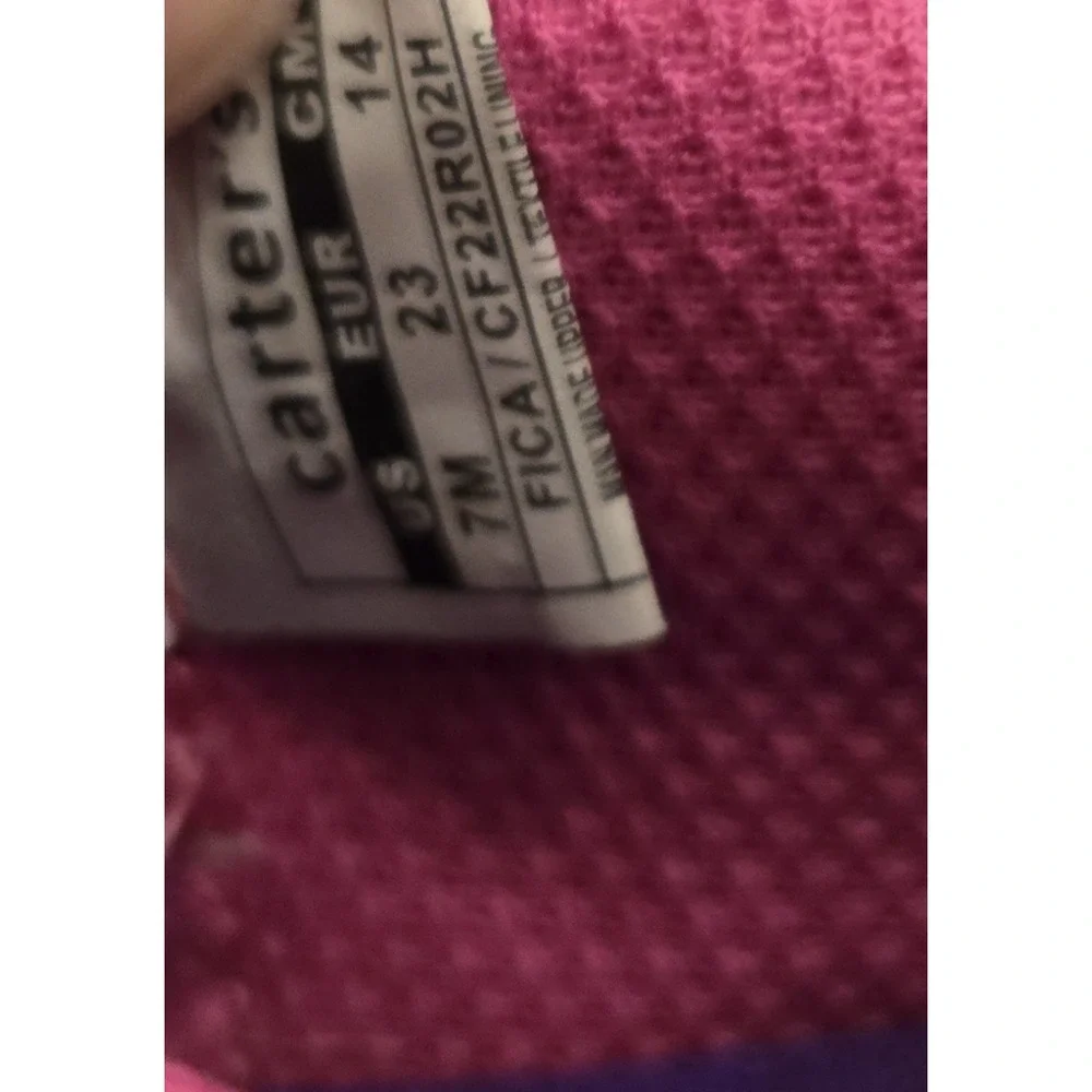 Carter's Pink and Purple Slip-On Toddler Sneakers